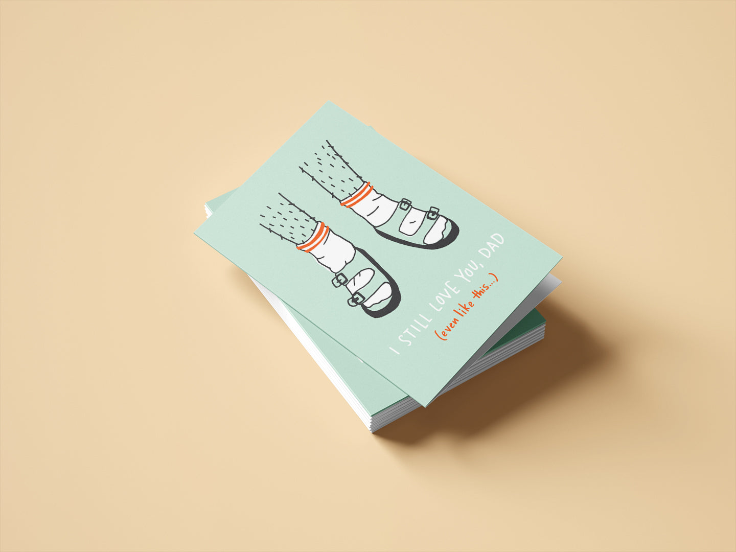 Dad Socks Card