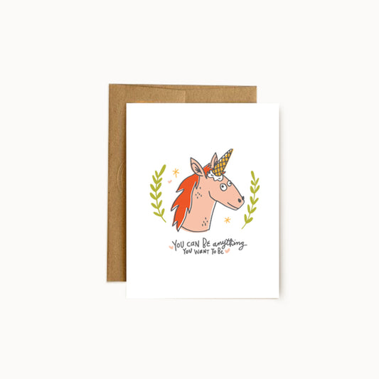 Inspirational Unicorn Card