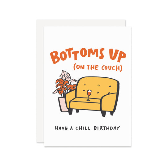 Bottoms Up Birthday Card
