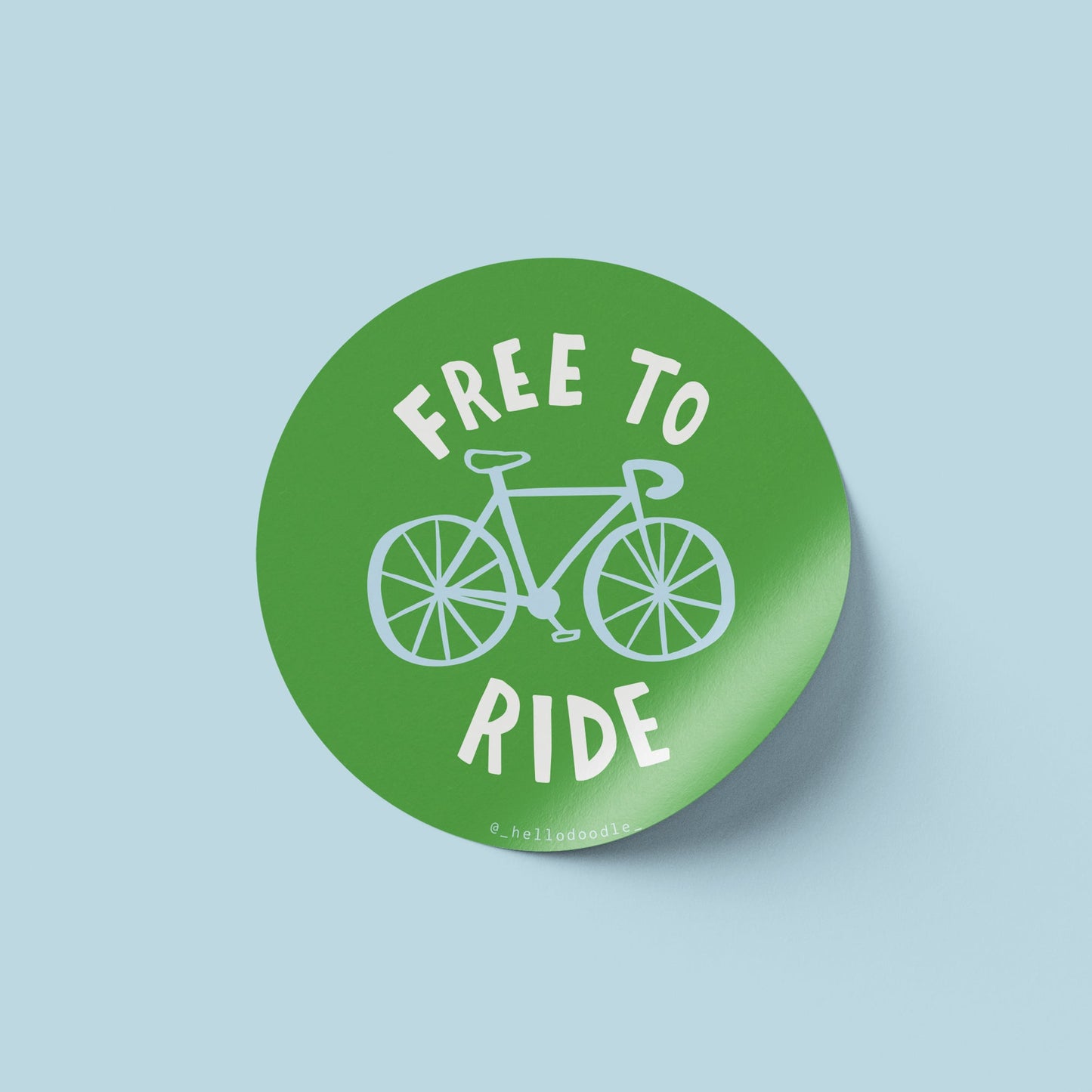 Free to Ride Sticker - Wholesale