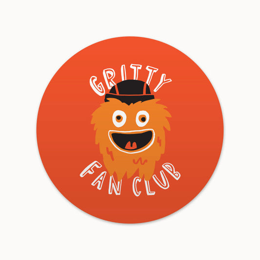 Gritty Fan Club Sticker - Wholesale