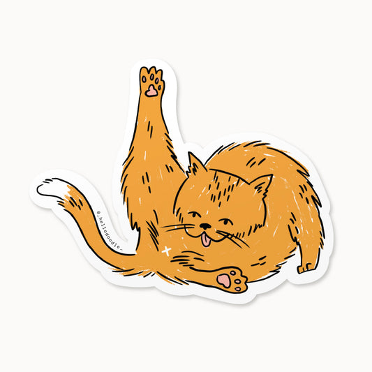 Kitty Bath Sticker