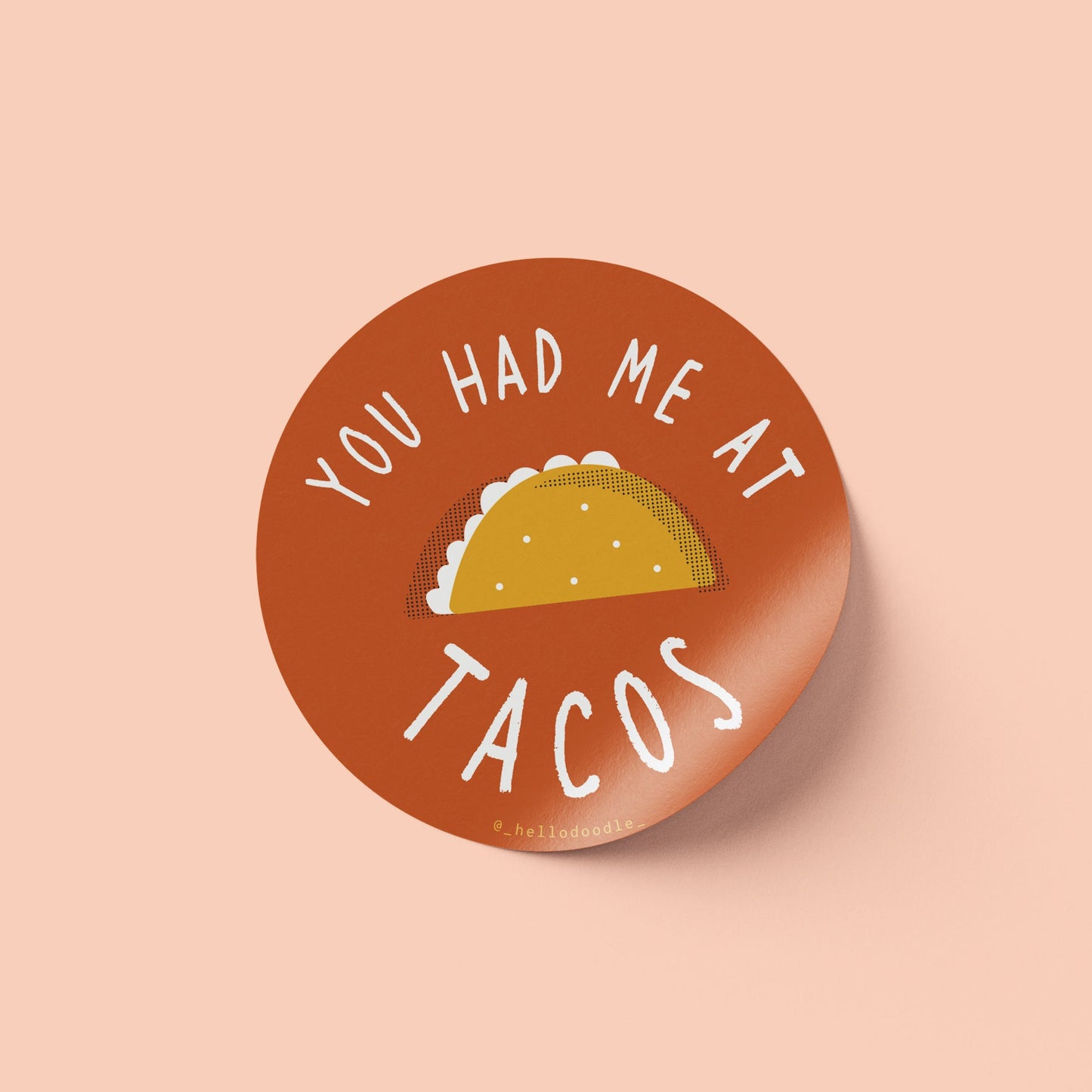 Taco Sticker - Wholesale