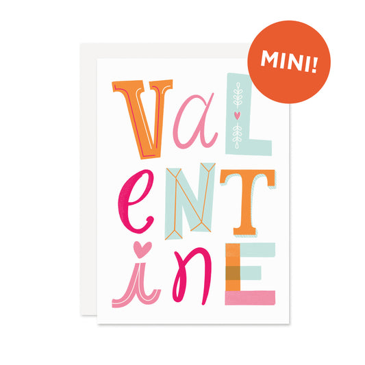Mini Valentine Type Card