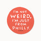 Weird Philly Sticker - Wholesale