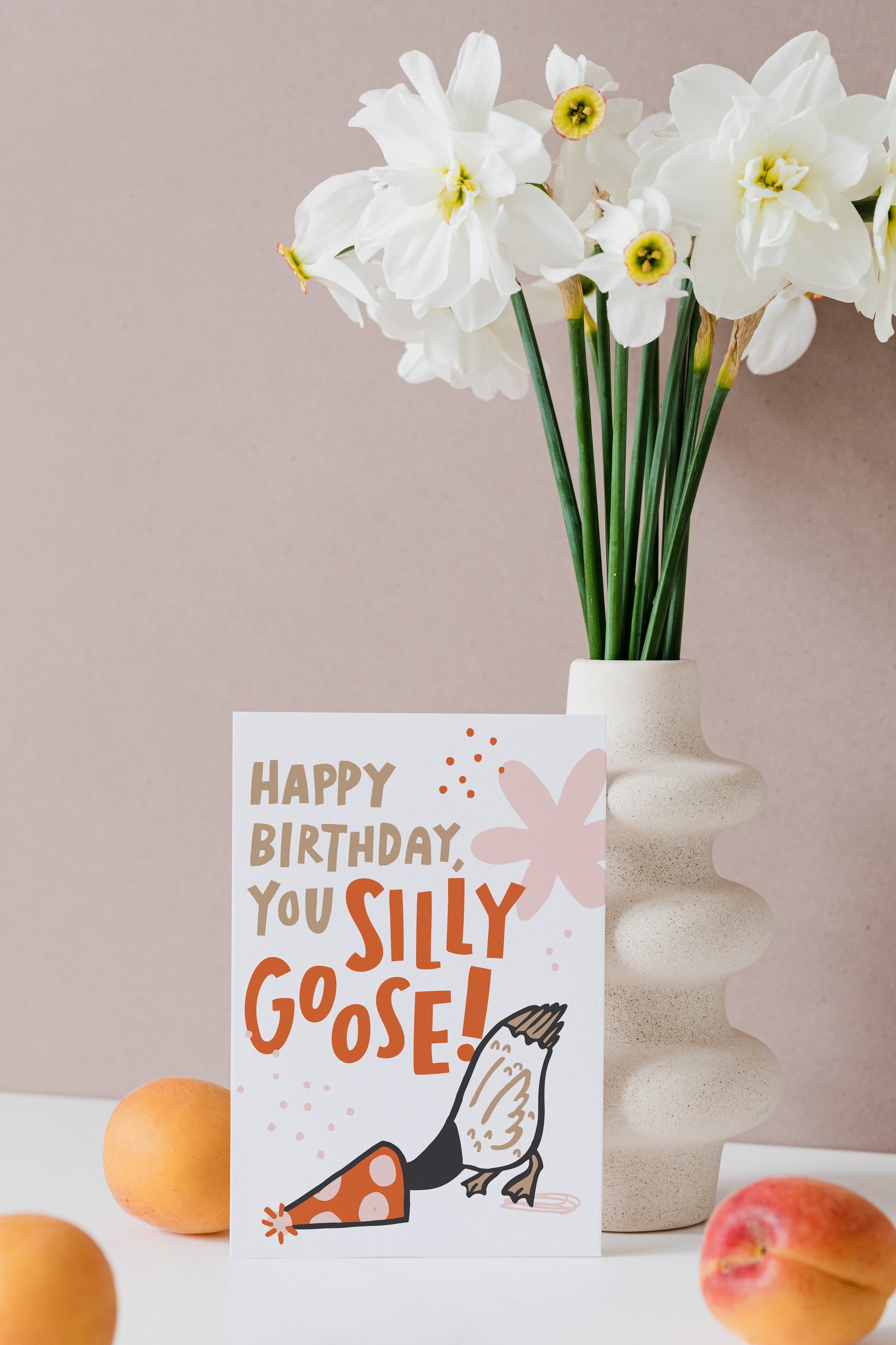 Silly Goose Birthday card by Hello Doodle