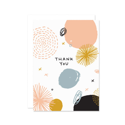 Abstract Thank You Card - Wholesale