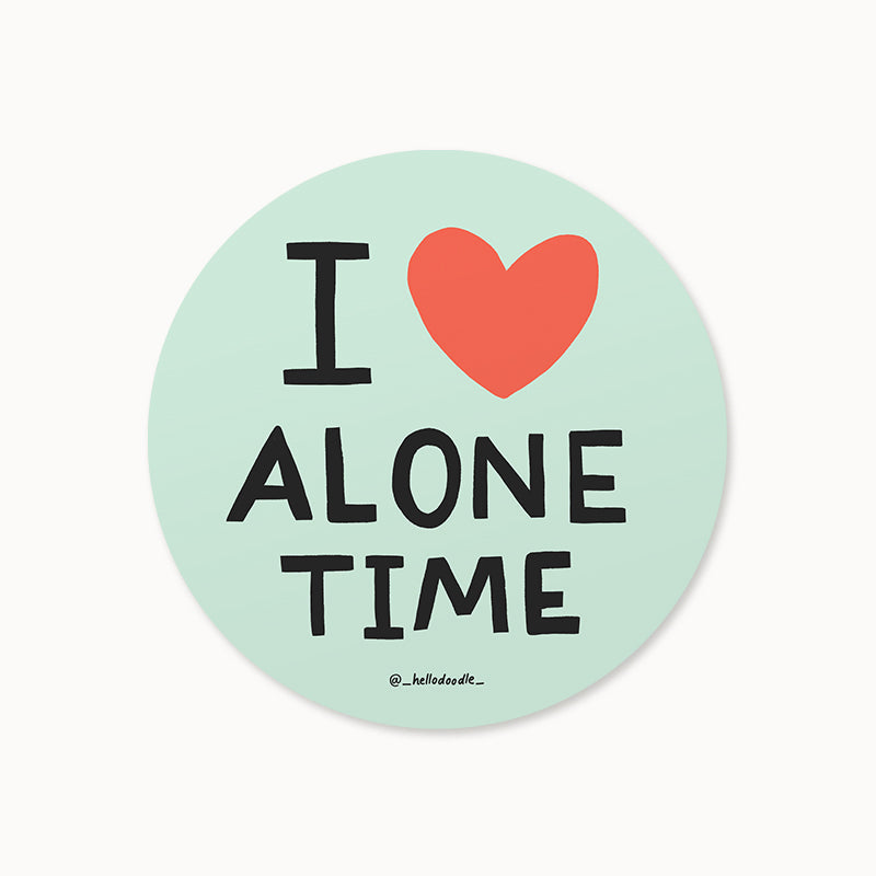 Alone Time Sticker - Wholesale