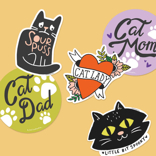Cat Lover Sticker Pack