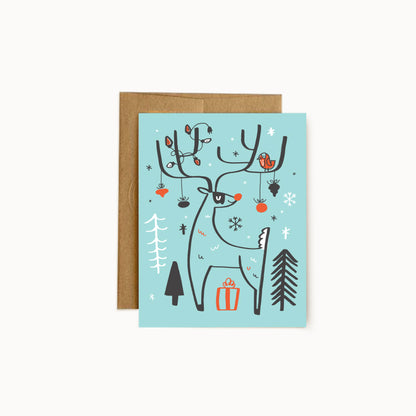 Festive Deer Card