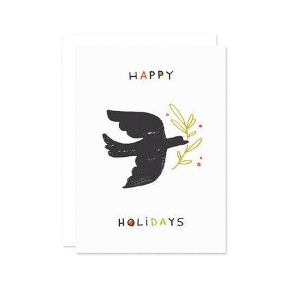 Holiday Dove Card
