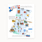Philly Neighborhood Map 11x14 Prints