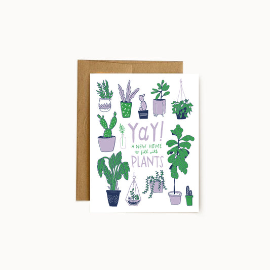 A New Home to Fill with Plants Card
