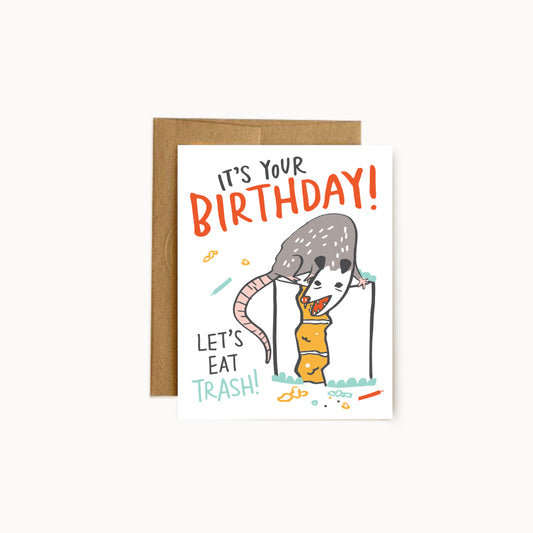 Birthday Possum Card