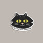 Spooky Cat Sticker