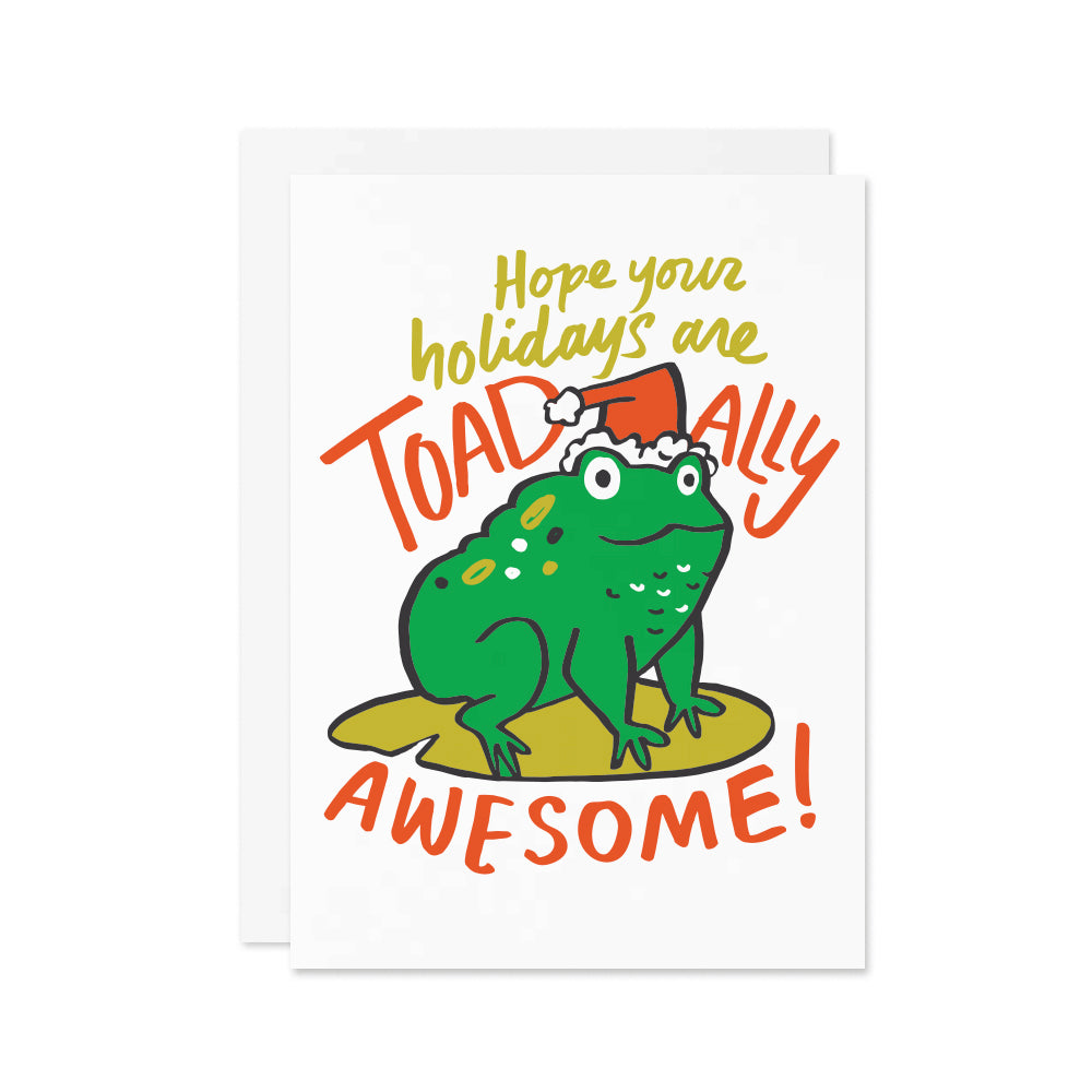 Toad-ally Awesome Holiday Card - Wholesale
