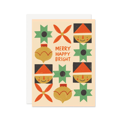Vintage Quilt Holiday Card