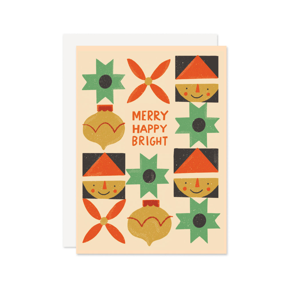 Vintage Quilt Holiday Card - Wholesale